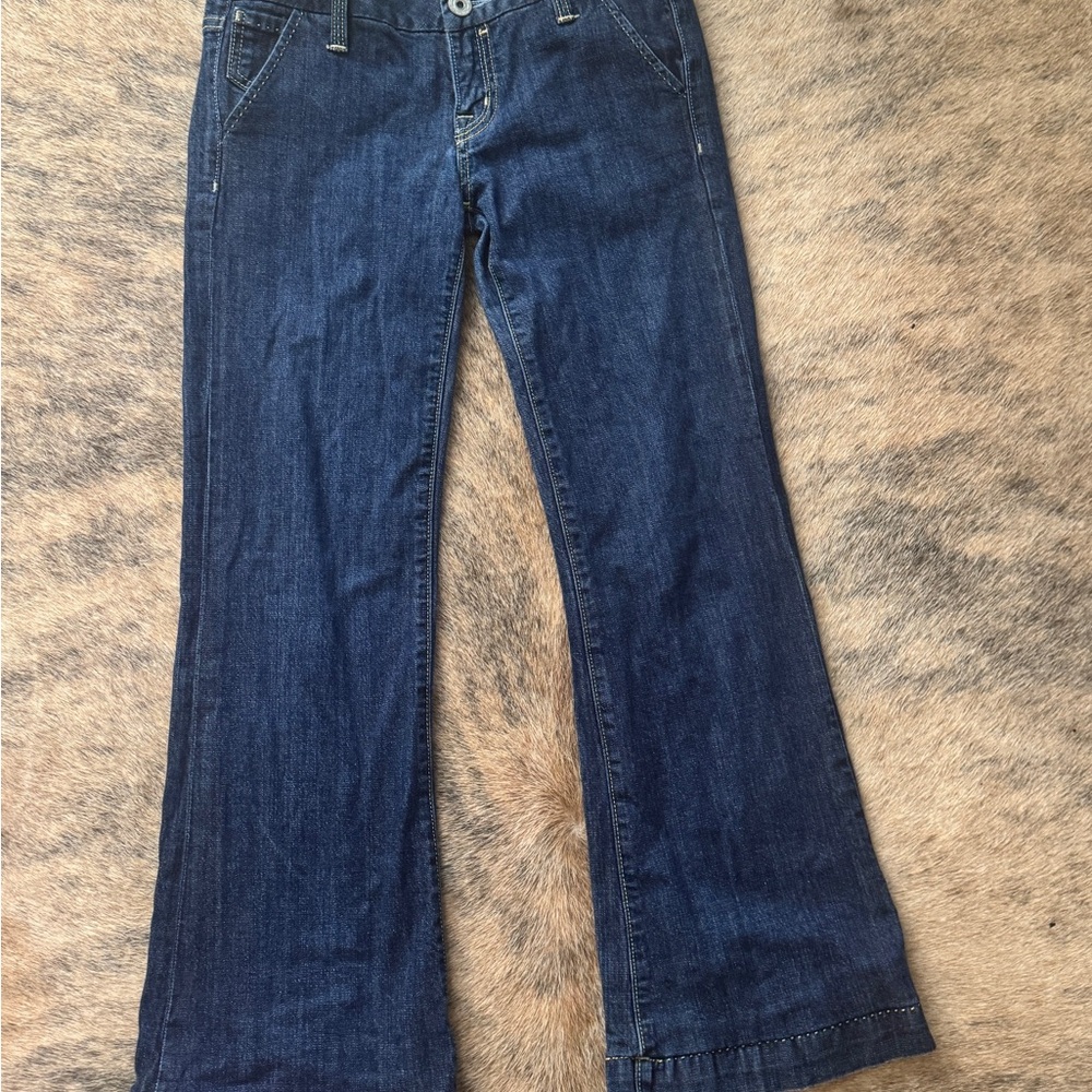 Miss Me Blue Flare Wide Leg Jeans RARE